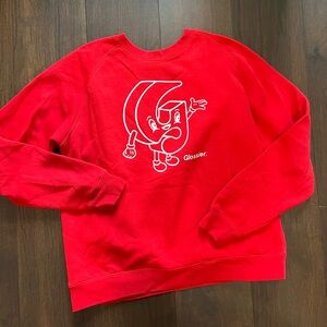 Glossier Limited Edition G Pal sweatshirt - size XL